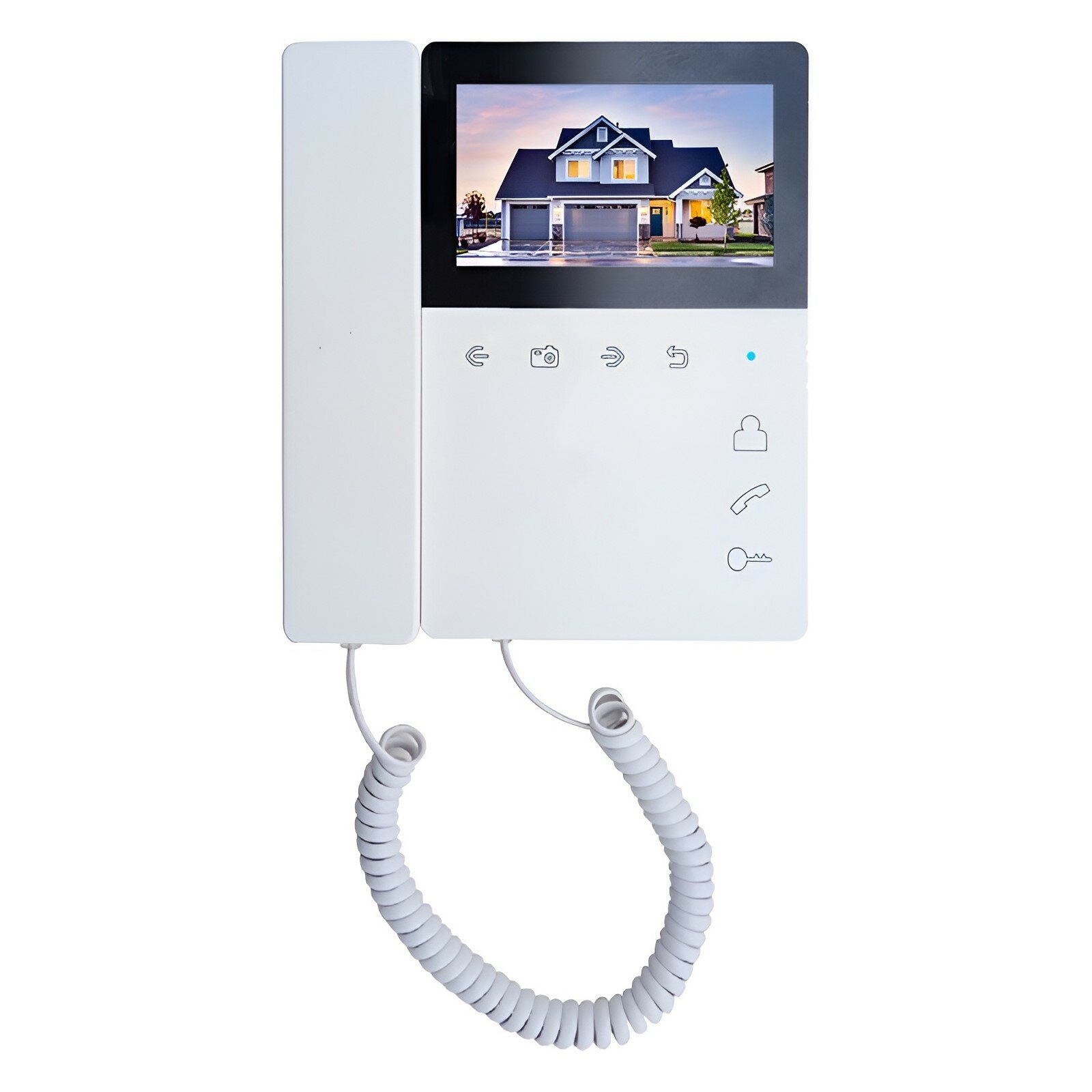 Elly с трубкой VZ Tantos Монитор цветного видеодомофона с трубкой на магните 4.3