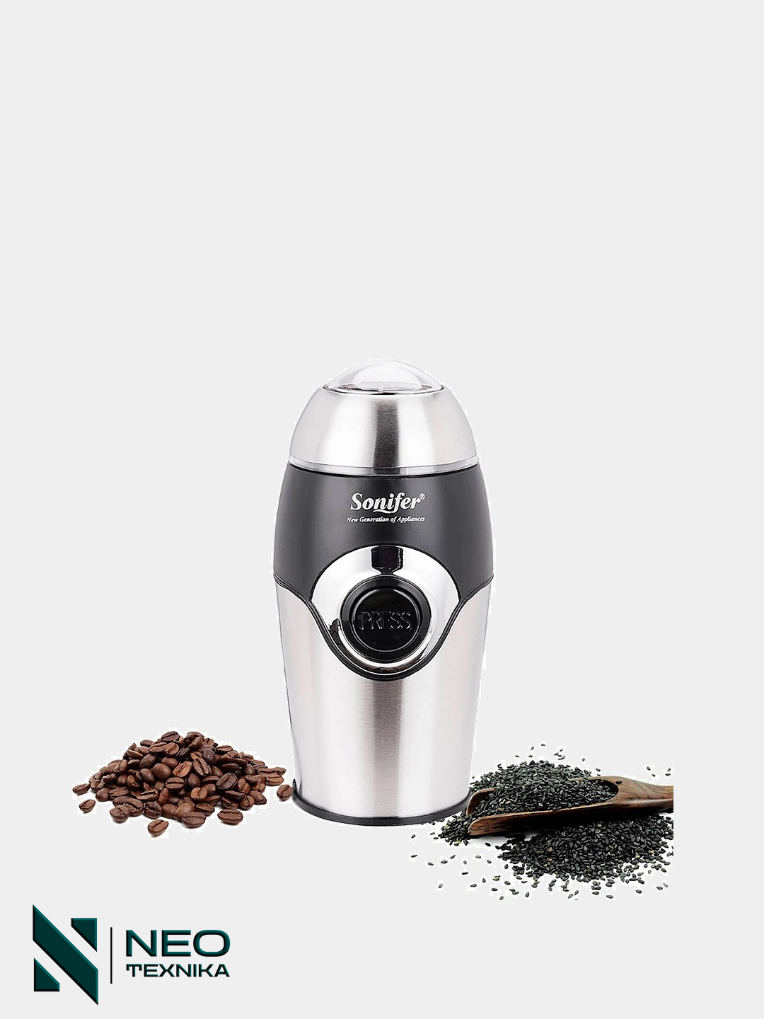 Kofe maydalagich Sonifer SF-3507, 280 Вт, 50 г, 3 степени помола, регулировка, импульсный режим - 6