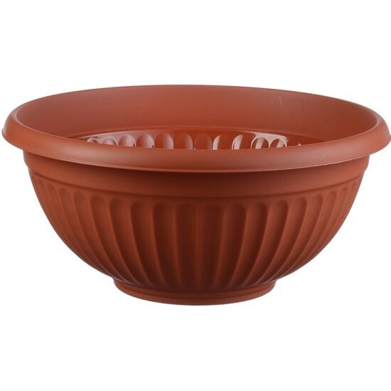 Кашпо-миска Idea ливия D300мм 5л М 3193 Терракотовый
