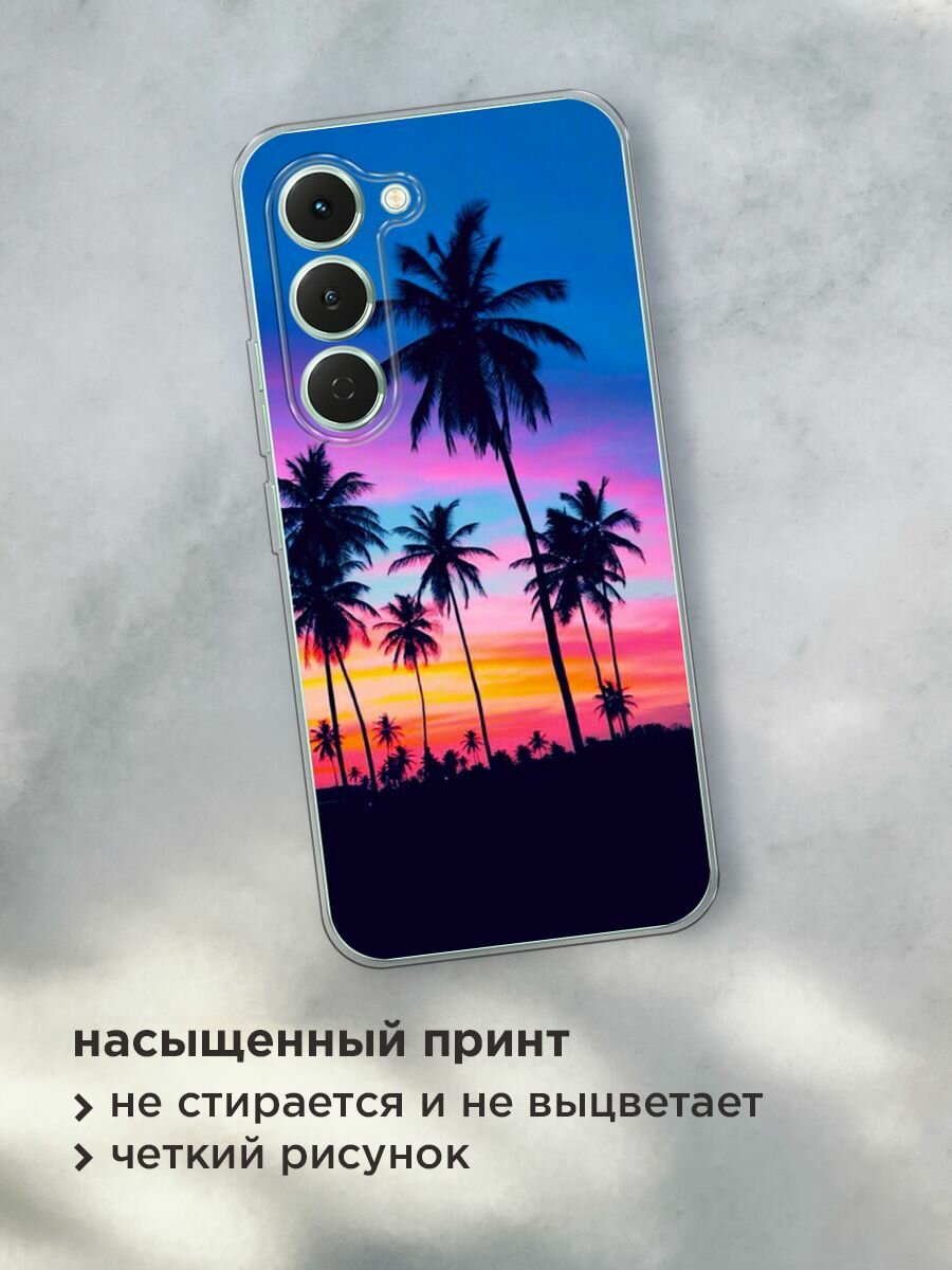 Чехол на Tecno Spark 40 Pro / Текно Спарк 40 Про с принтом "Закат 5" — фото 1