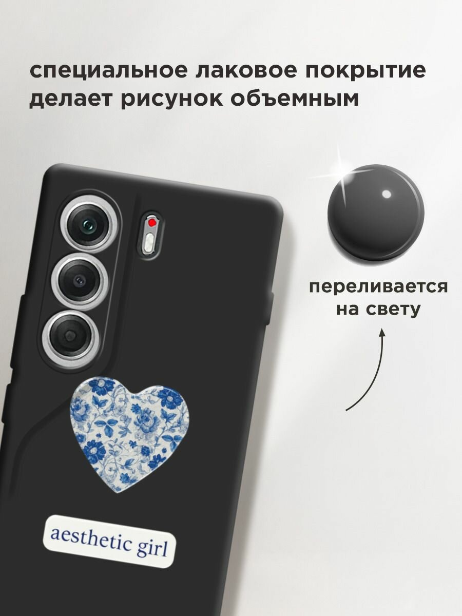 Чехол на Tecno Camon 40 / Текно Камон 40 с принтом "Aesthetic girl 2" — фото 1