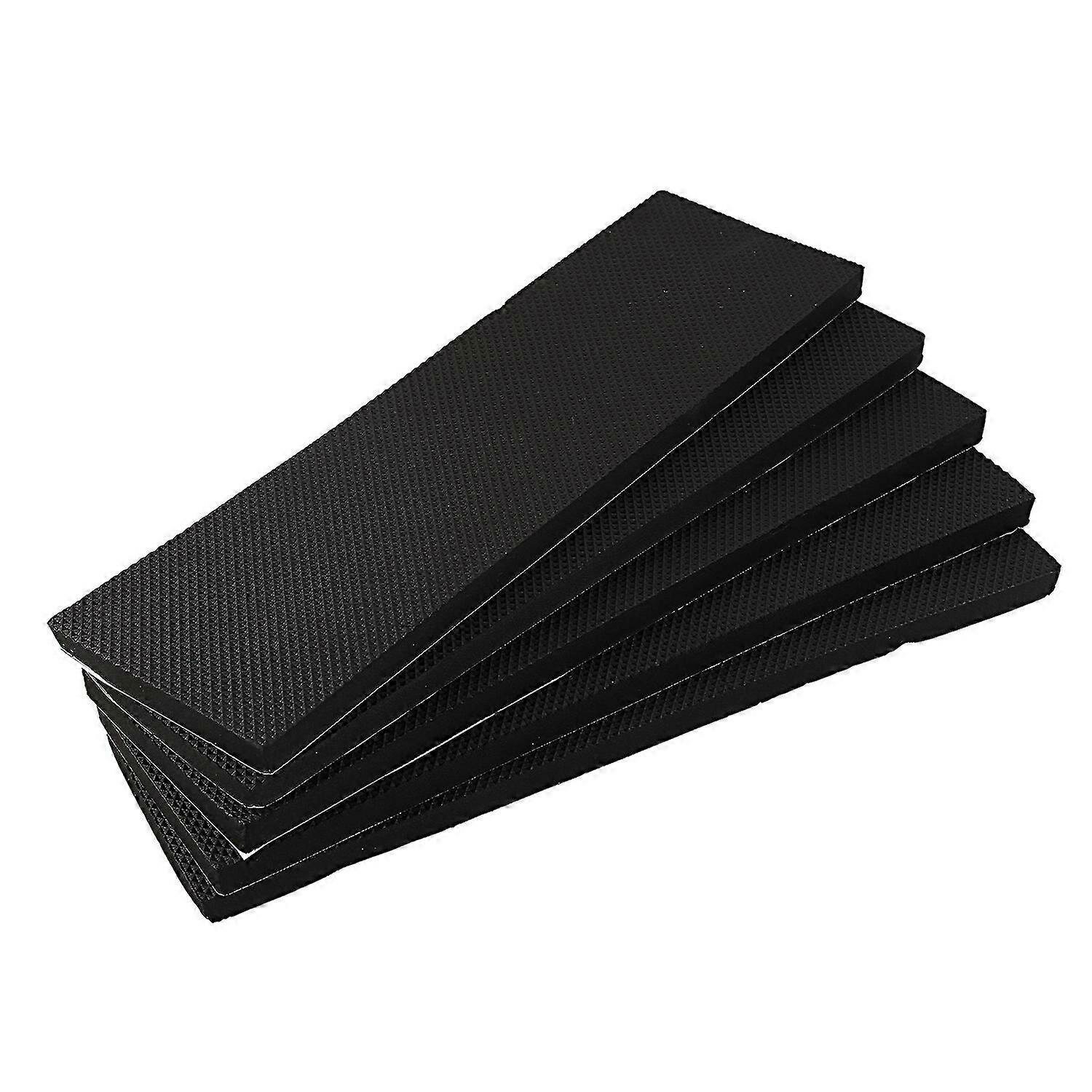 Защитные панели для дверей автомобилей Garage Guard Pro (пакет 5 штук) черный цвет материал губка размер 16 дюймов x 6 дюймов x 7/9 дюйма Impact Absorption 330 фунтов водонепроницаемая поверхность с клеевым основанием для гаража стены колонн