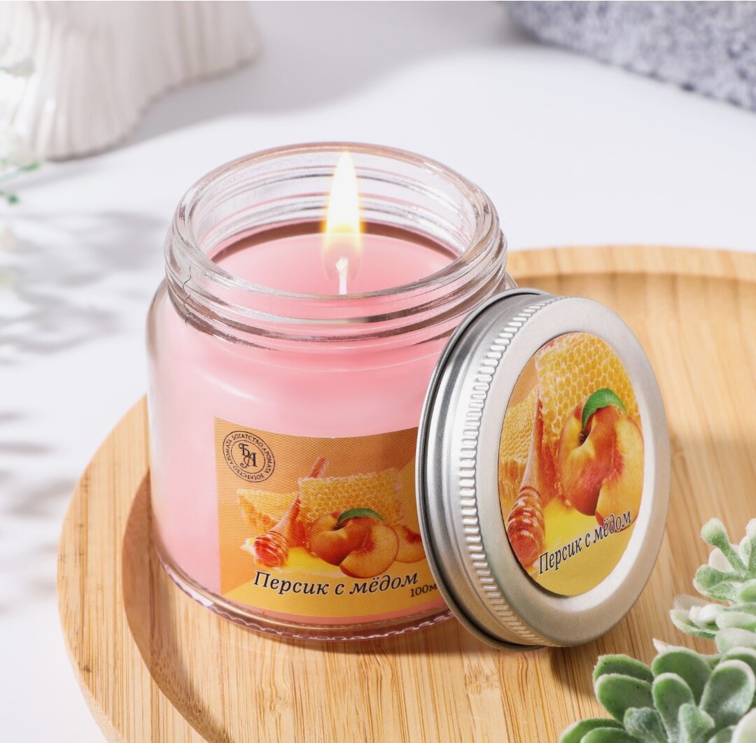 Ароматическая свеча в банке