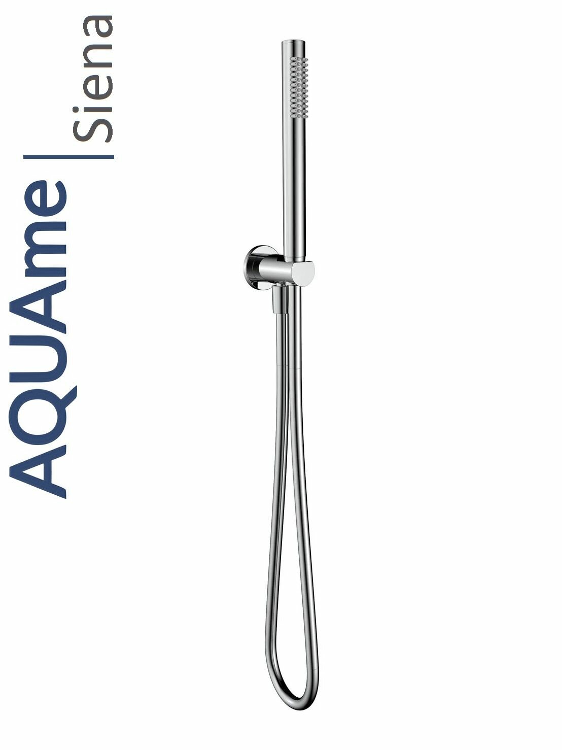 Лейка для душа с шлангом AQUAme Siaena полированный хром AQM8711CR