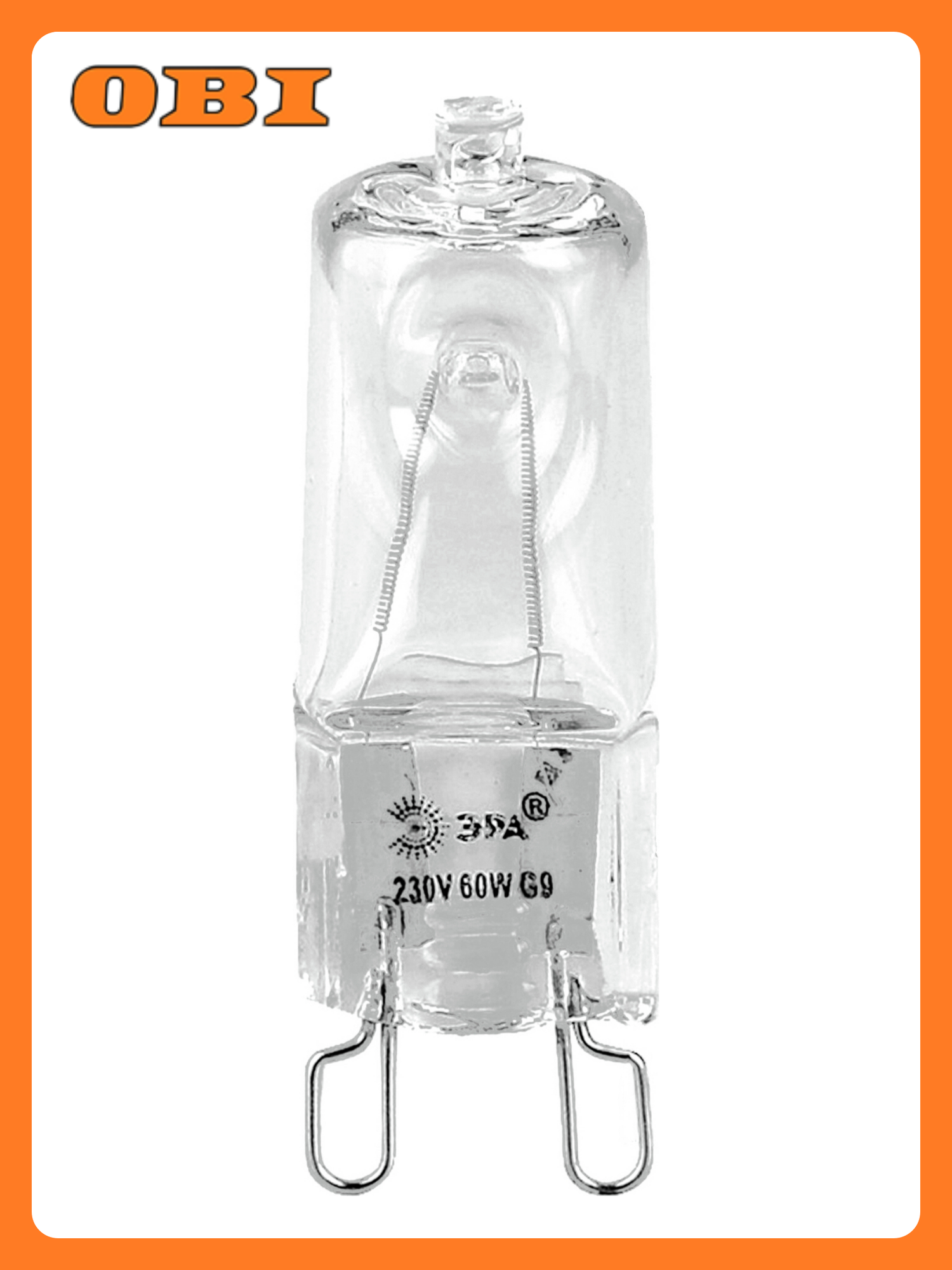 Галогенная лампа ЭРА G9 рефлекторная 25 Вт 350 лм