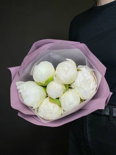 Изображение товара Белые пионы