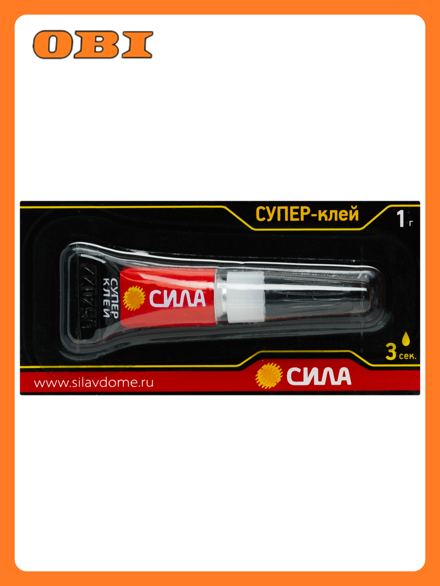 Суперклей Сила SSBL 12-1 универсальный однокомпонентный готовый 1 г