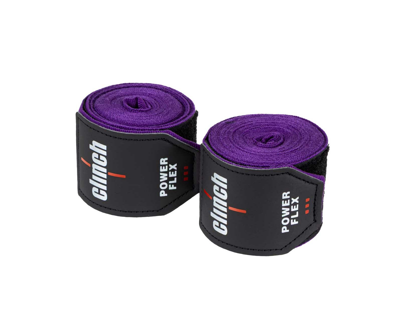 Бинты боксерские Clinch Boxing Hand Wrap Power Flex фиолетовые (длина 3.5 м)