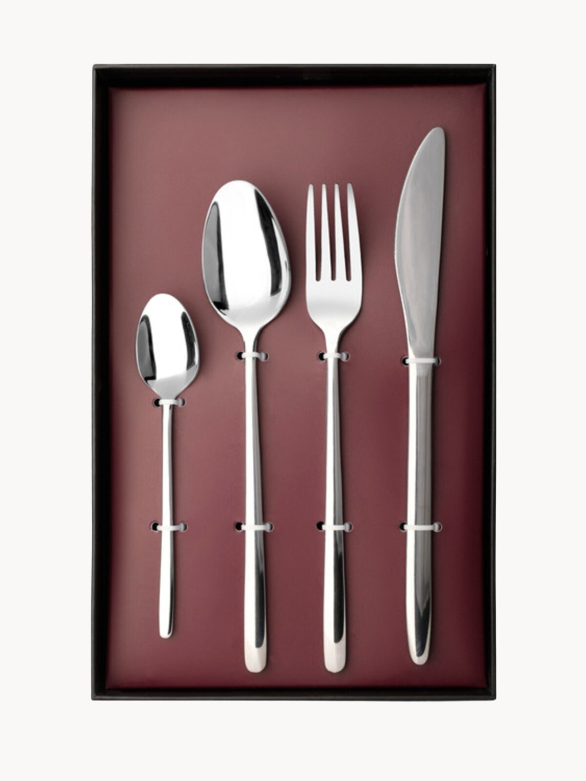 Набор столовых приборов Atmosphere of Art «Silver», нержавеющая сталь, 24 предмета