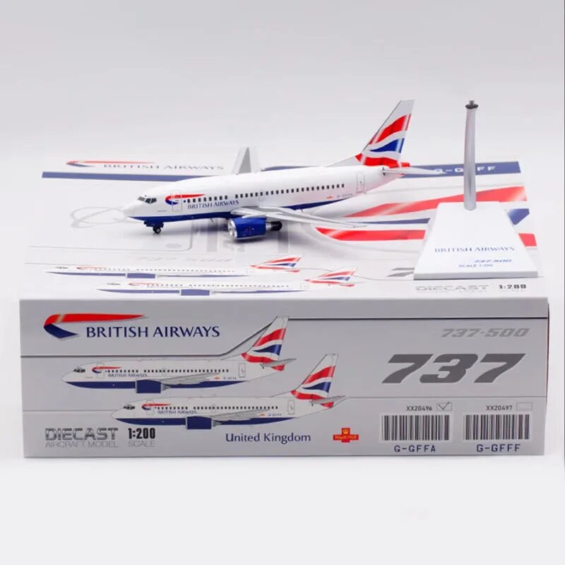 JC Wings модель самолета British Airways B737-500