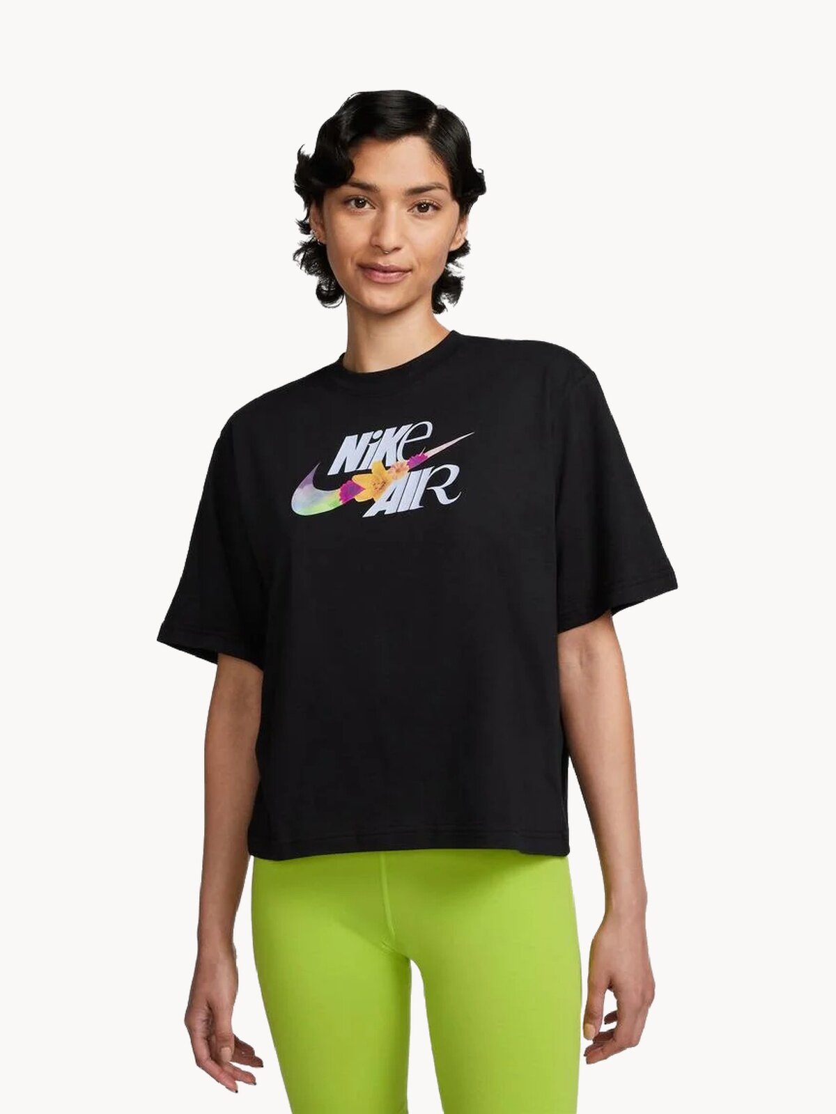 Футболка NIKE OC 3 Boxy, размер S, черный