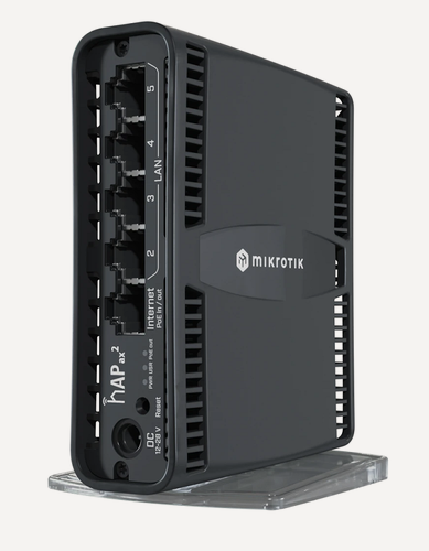Изображение товара Маршрутизатор Mikrotik C52iG-5HaxD2HaxD-TC hAP ax2 WIFI6, 2.4+5Ghz, 5RJ45 1Gbit, 1POE