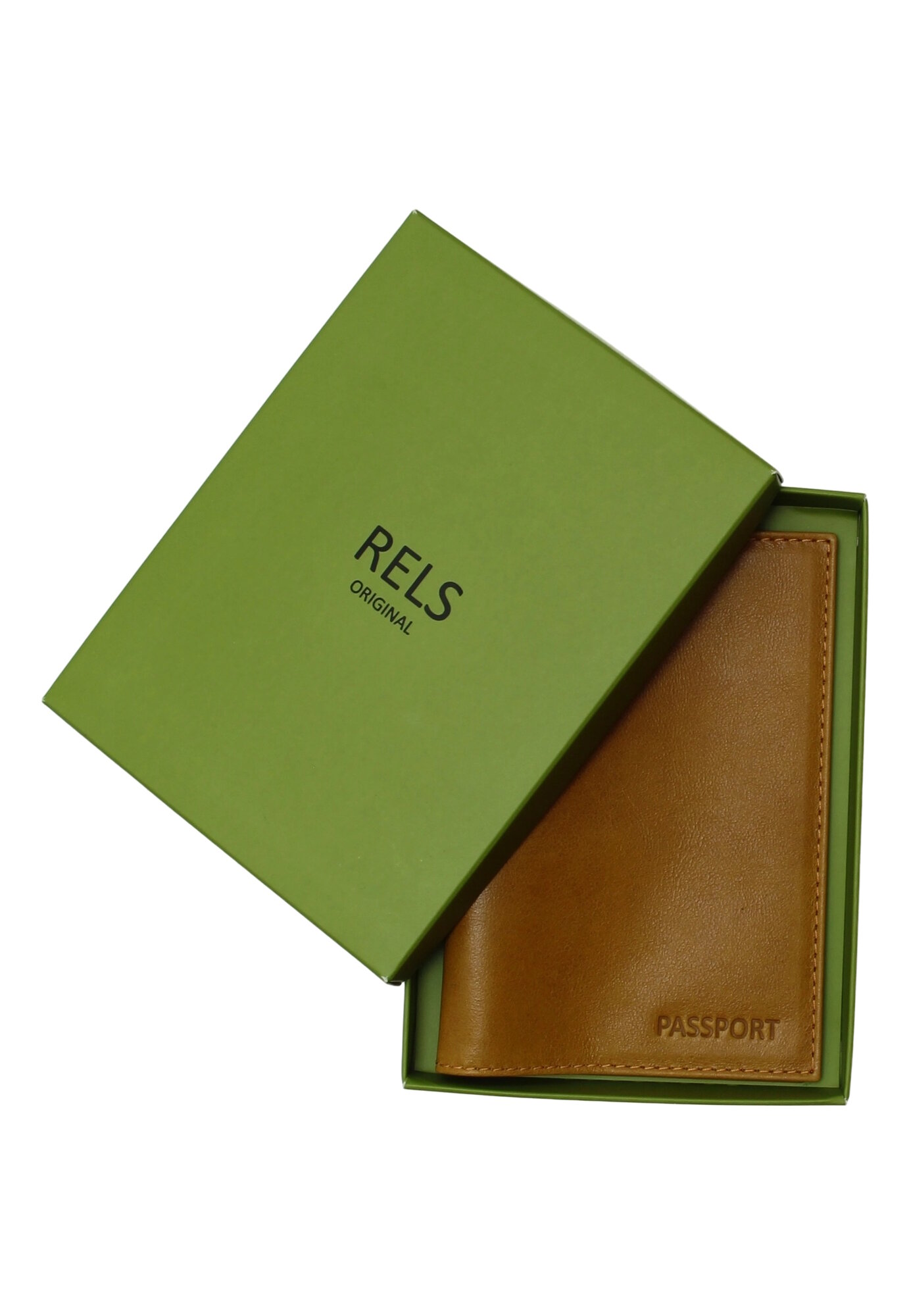 Обложка для паспорта RELS, горчичный — фото 1