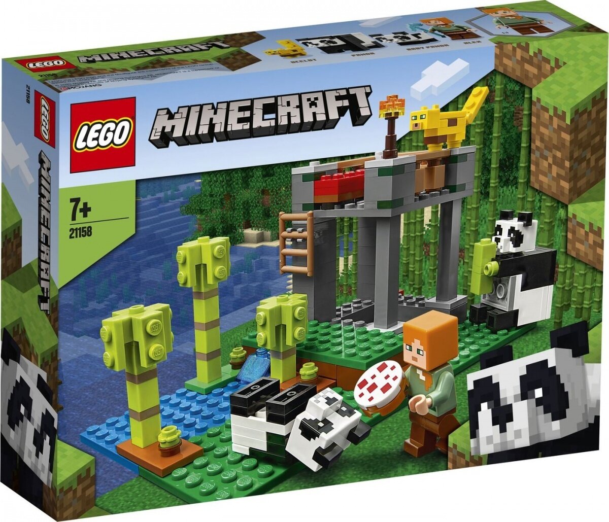 Конструктор LEGO Minecraft 21158 Питомник панд