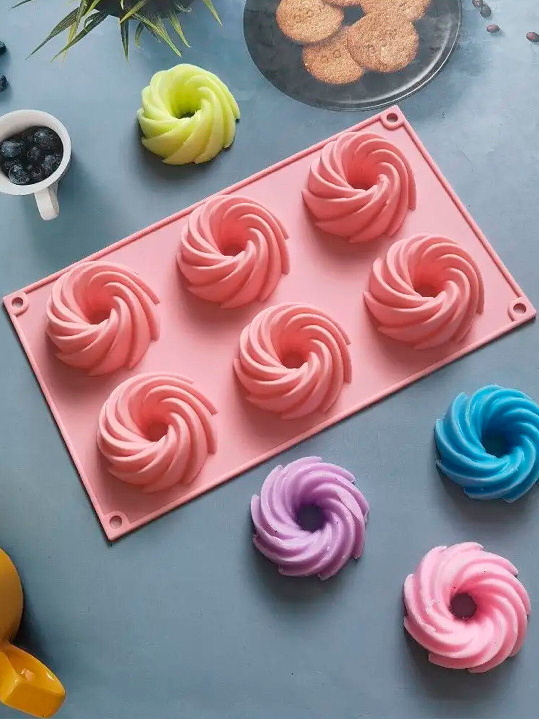 Силиконовая форма для выпечки хлеба и кексов, бисквитов, для запекания, форма для мыла, свечей, воска