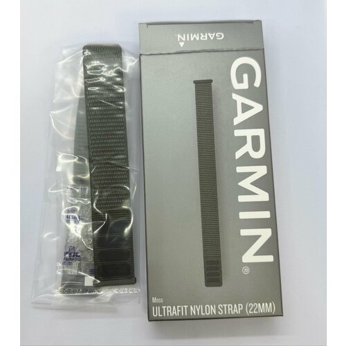фото Ремешок garmin 22 мм ultrafit нейлоновый moss green 010-13306-14