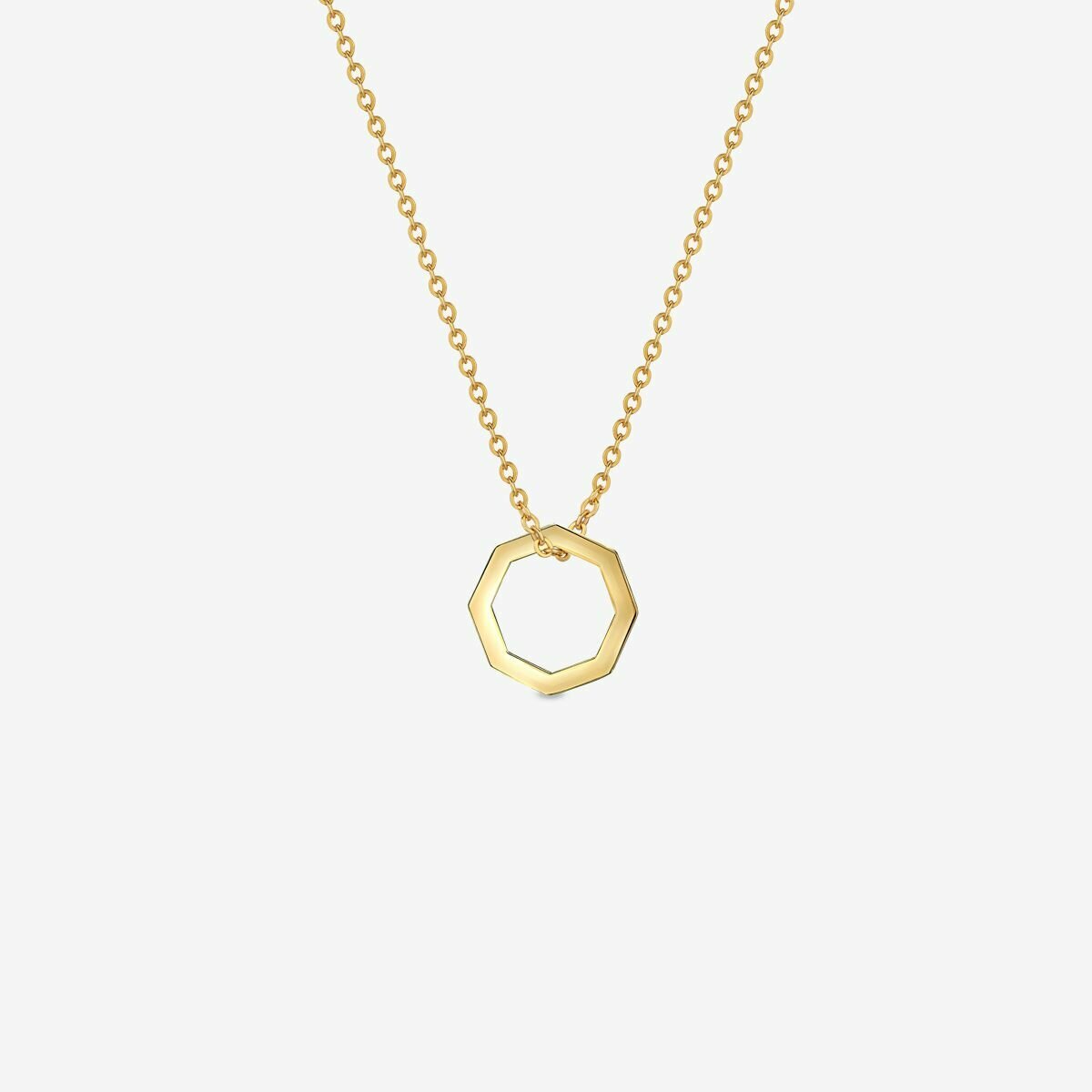 Подвеска FLEUR DE NEIGE JEWELRY, серебро, 925 проба, размер 44 см., золотой — фото 1
