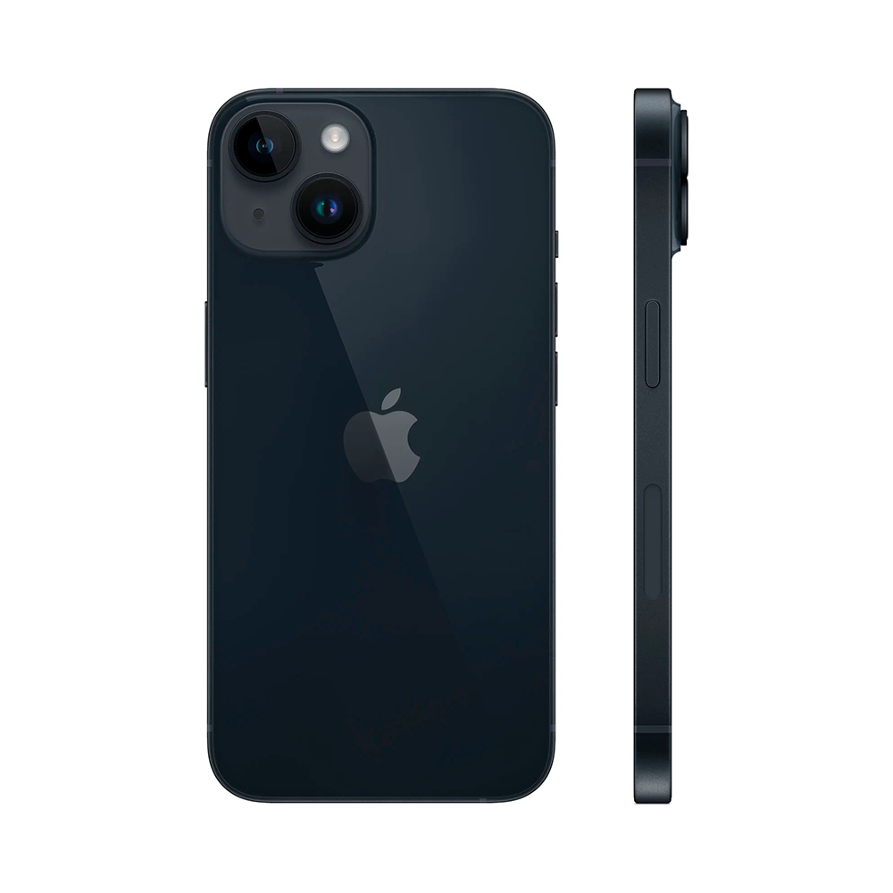 Смартфон Apple iPhone 14, , SIM+eSIM, OLED дисплей 6,1", 128ГБ, Midnight — фото 1