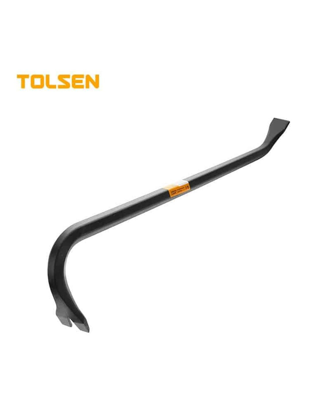 Лом-гвоздодер Tolsen 25109, кованая углеродистая сталь, с термической обработкой, 60 см
