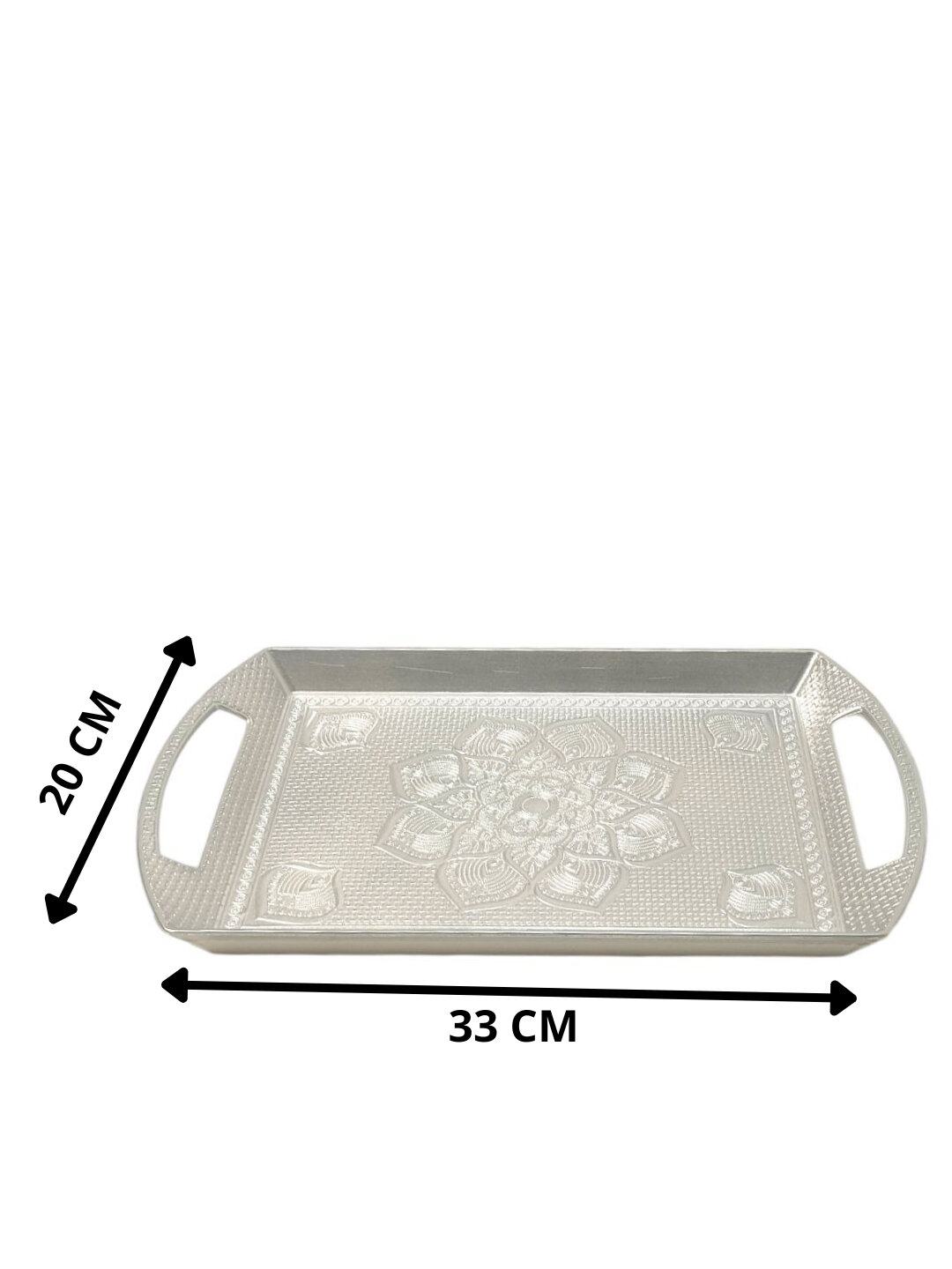 Поднос для горячих напитков с декоративным узором — фото 1