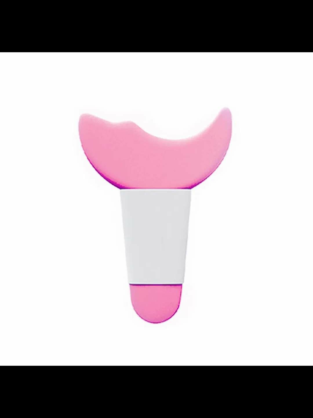 Силиконовый трафарет для макияжа 4в1 с аппликатором для теней стрелок и туши, розового цвета.