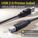 Кабель CHINA ELECTRONICS ORIENTAL TRADING, для принтеров, USB 2.0