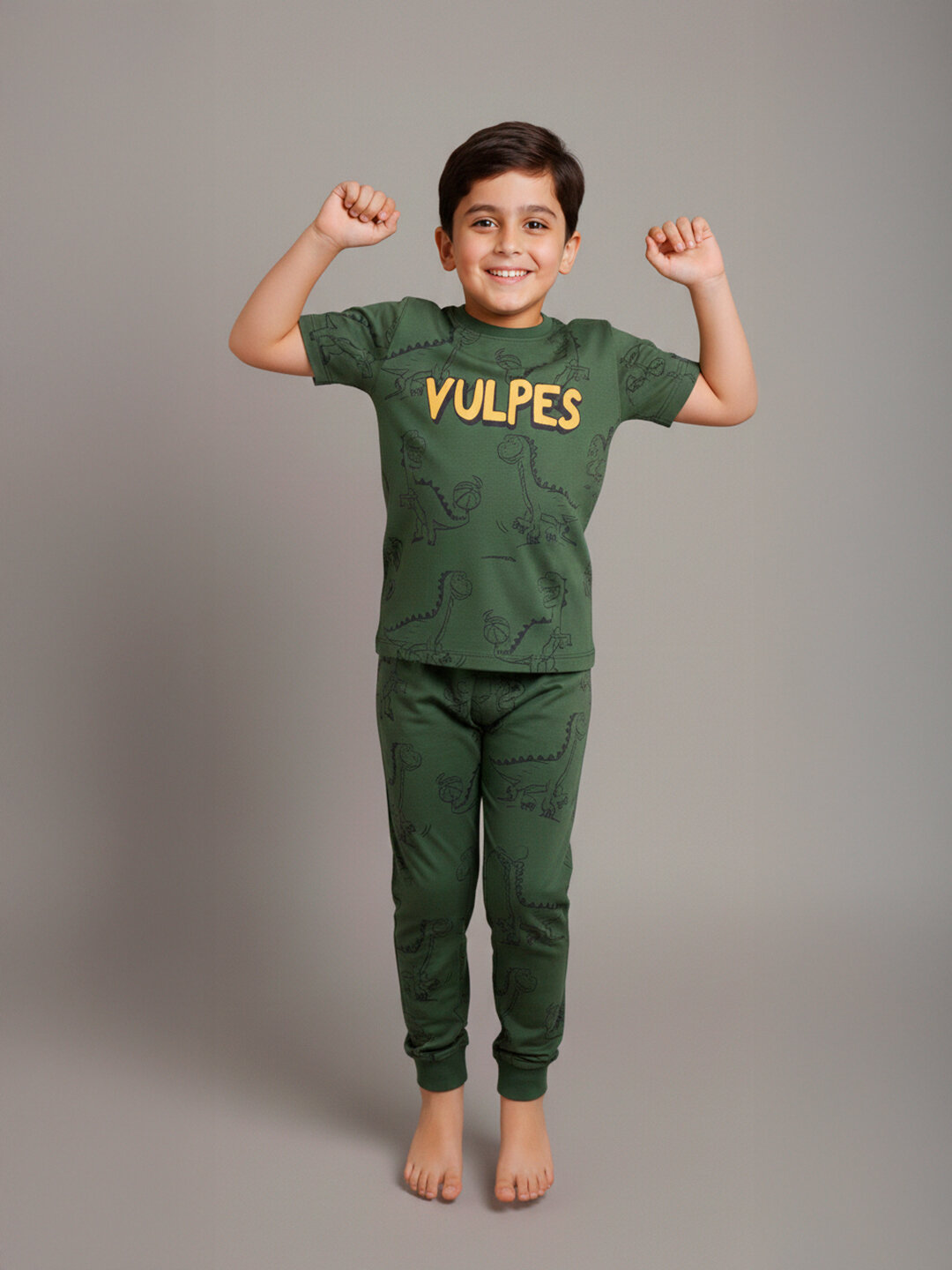 Пижама neo, размер 116, хаки — фото 1