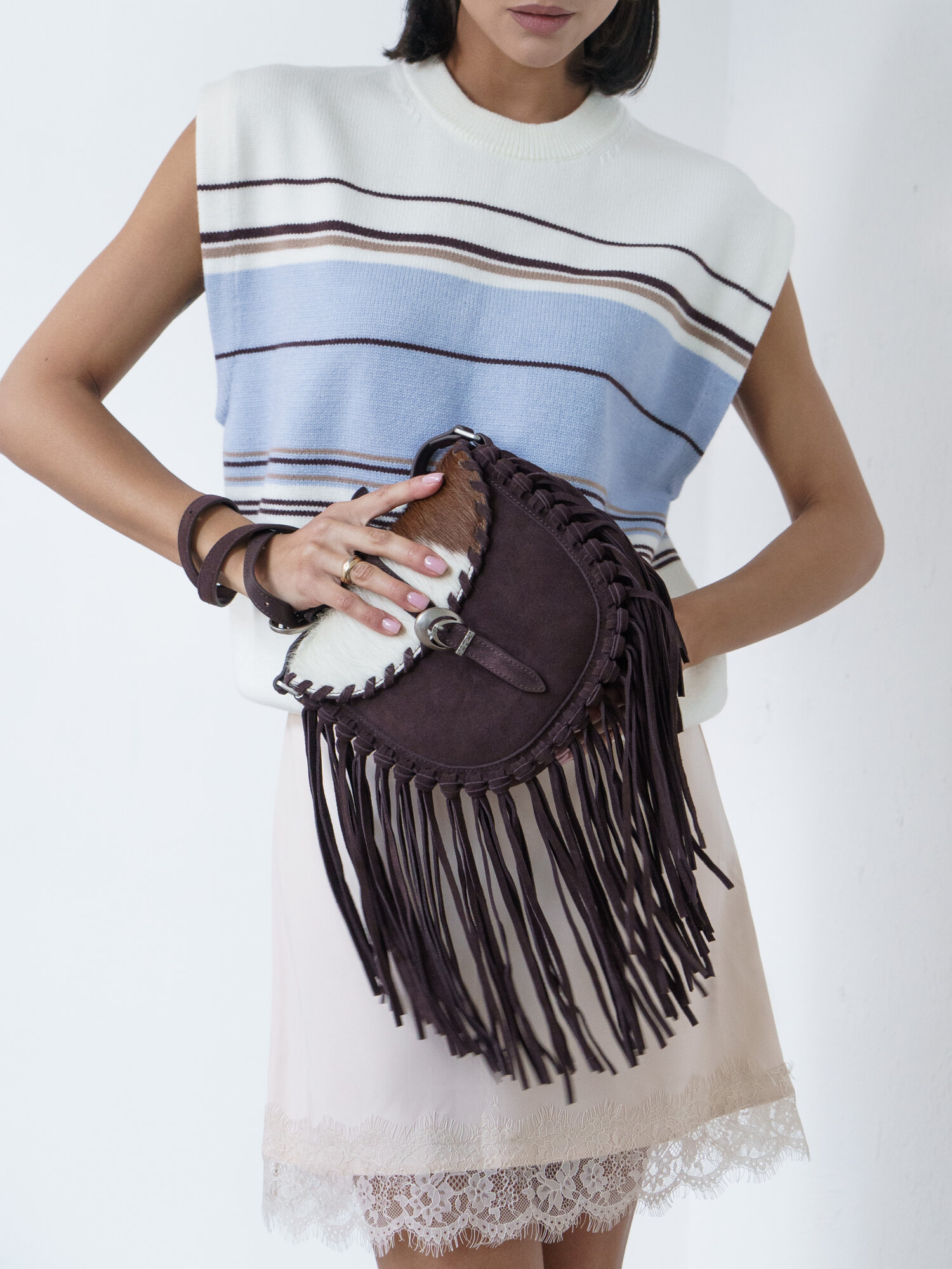 Сумка кросс-боди Paprika Bag Italy, коричневый — фото 1