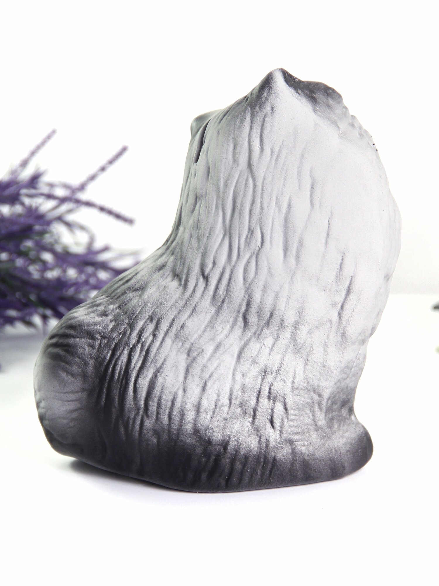 Копилка Кот Перс 12х19 см дымчатый матовый — фото 1