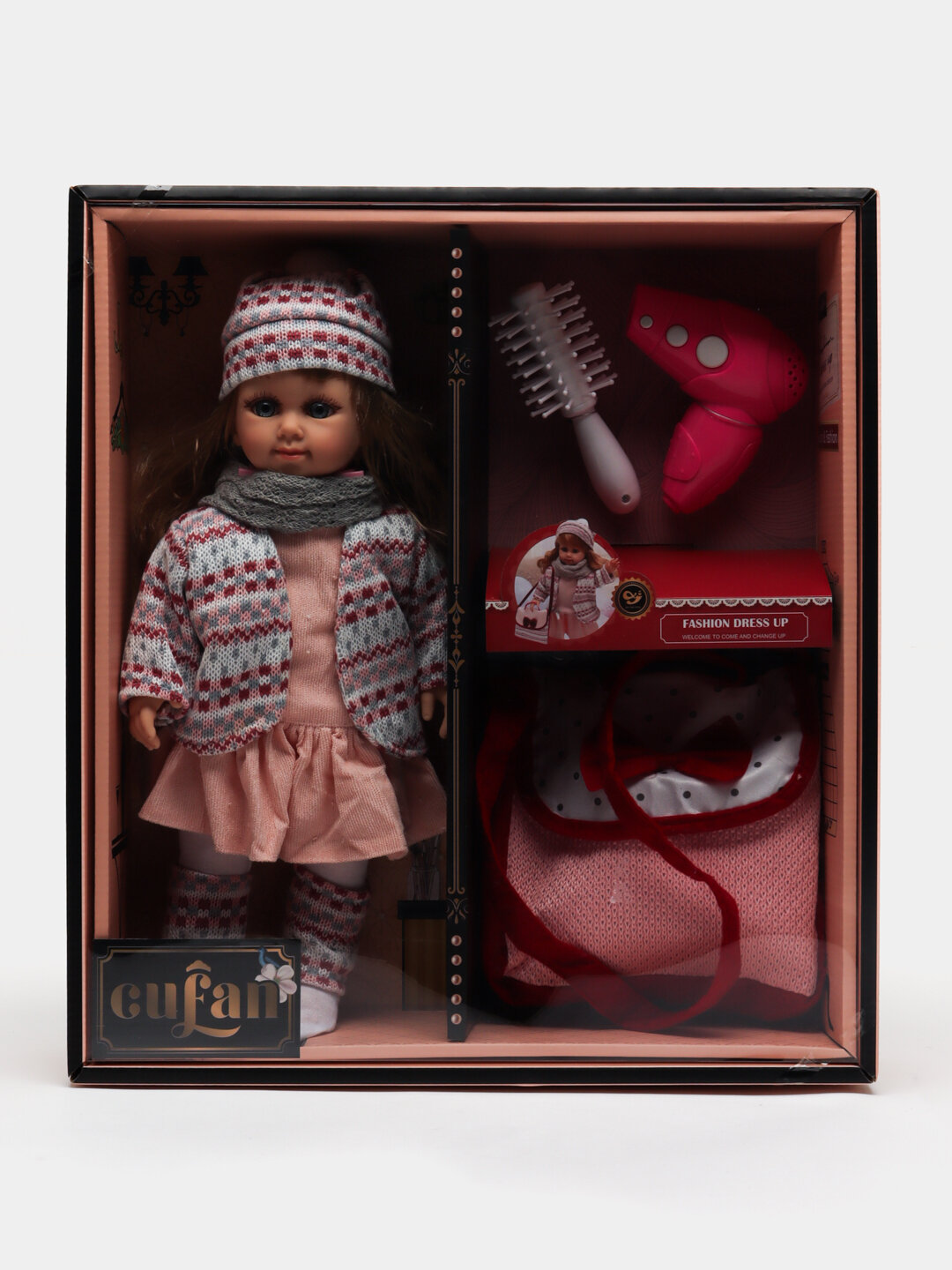 Интерактивная кукла Cufan, мягкая, 37 см, в наборе Мягкая кукла 37 см Говорящая кукла
