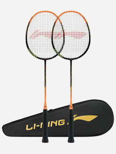 Изображение товара Набор для бадминтона Li-Ning AxForce 9, цвет: Orange 2 ракетки