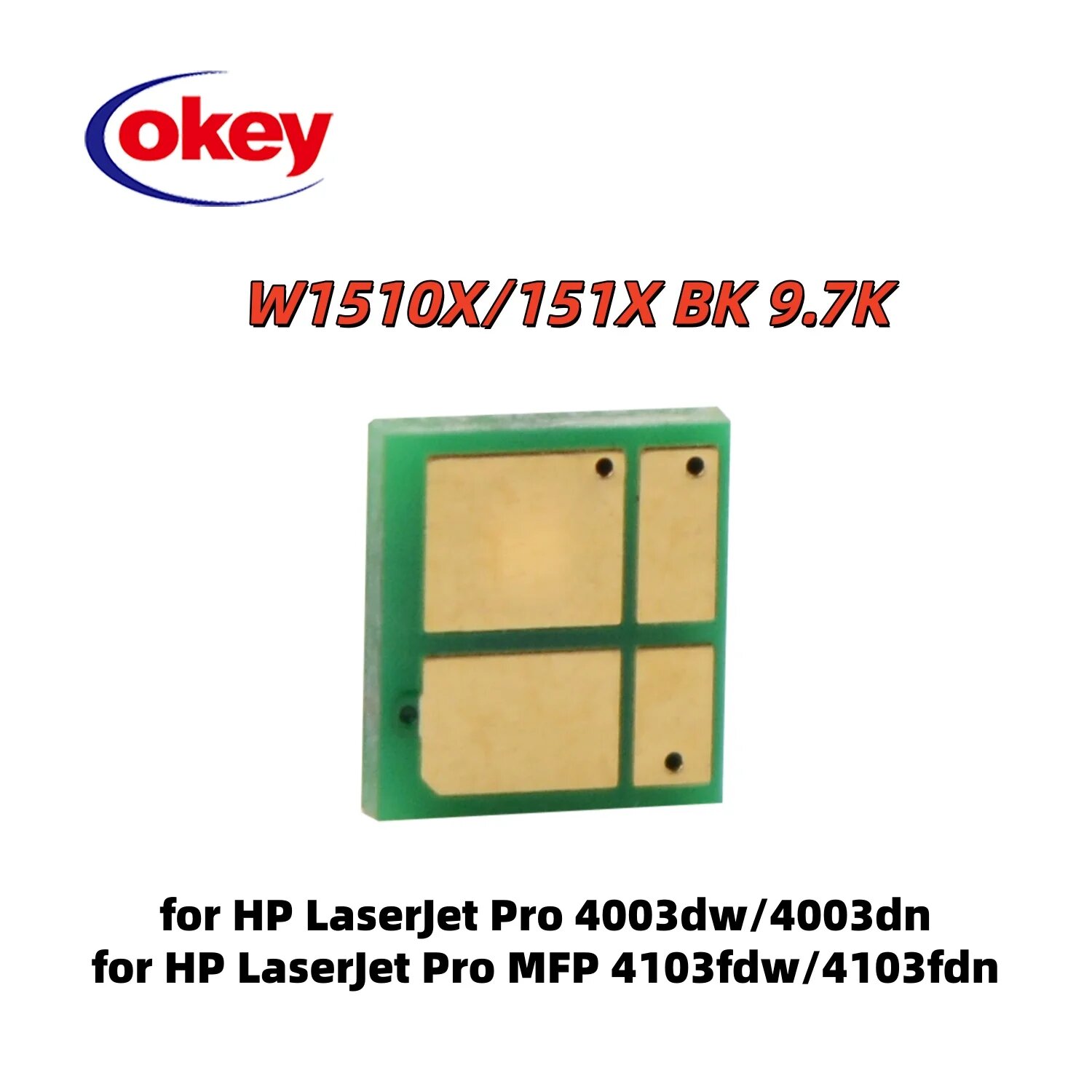 Чип для HP LaserJet Pro 4003/4103 W1510X BK 9.7K