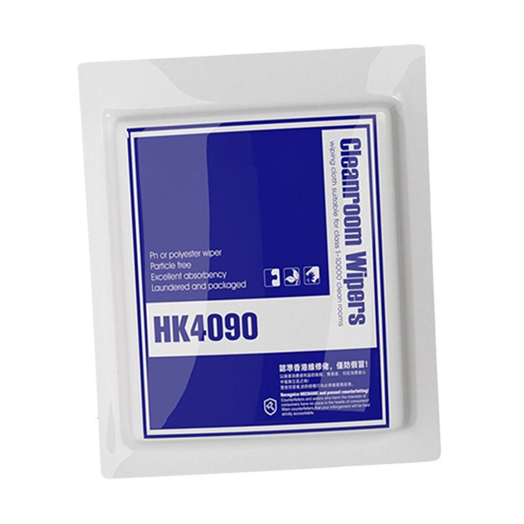 Салфетки антистатические из полиэстера 100 шт, 21x21 см, 100 шт.