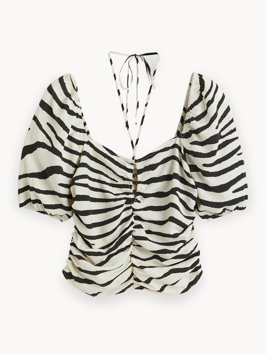 Блуза H&M, размер S, черный