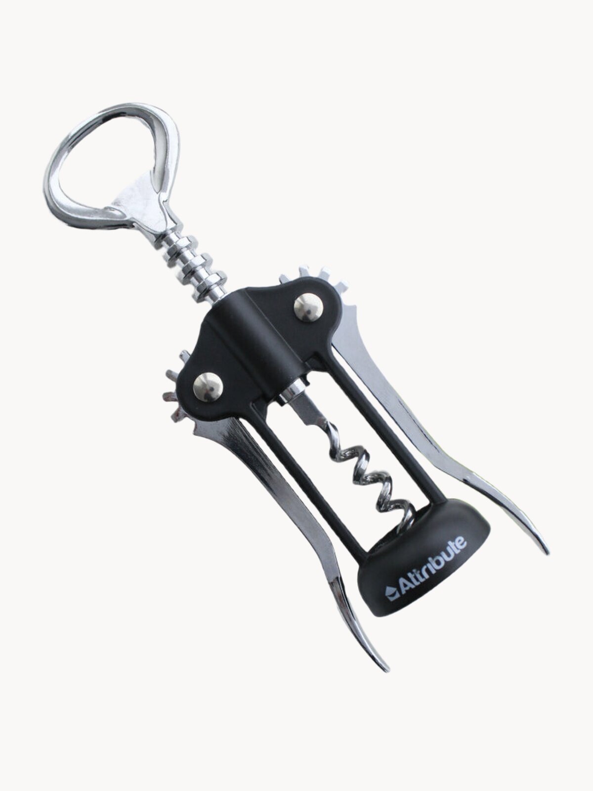 Штопор для вина механический 2 в 1: штопор + открывашка "VINUM" Attribute, 15см,