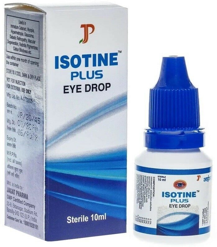 Айсотин Плюс для глаз Isotine Plus Jagat Pharma