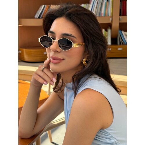 Солнцезащитные очки YuliyaMoon, золотистый