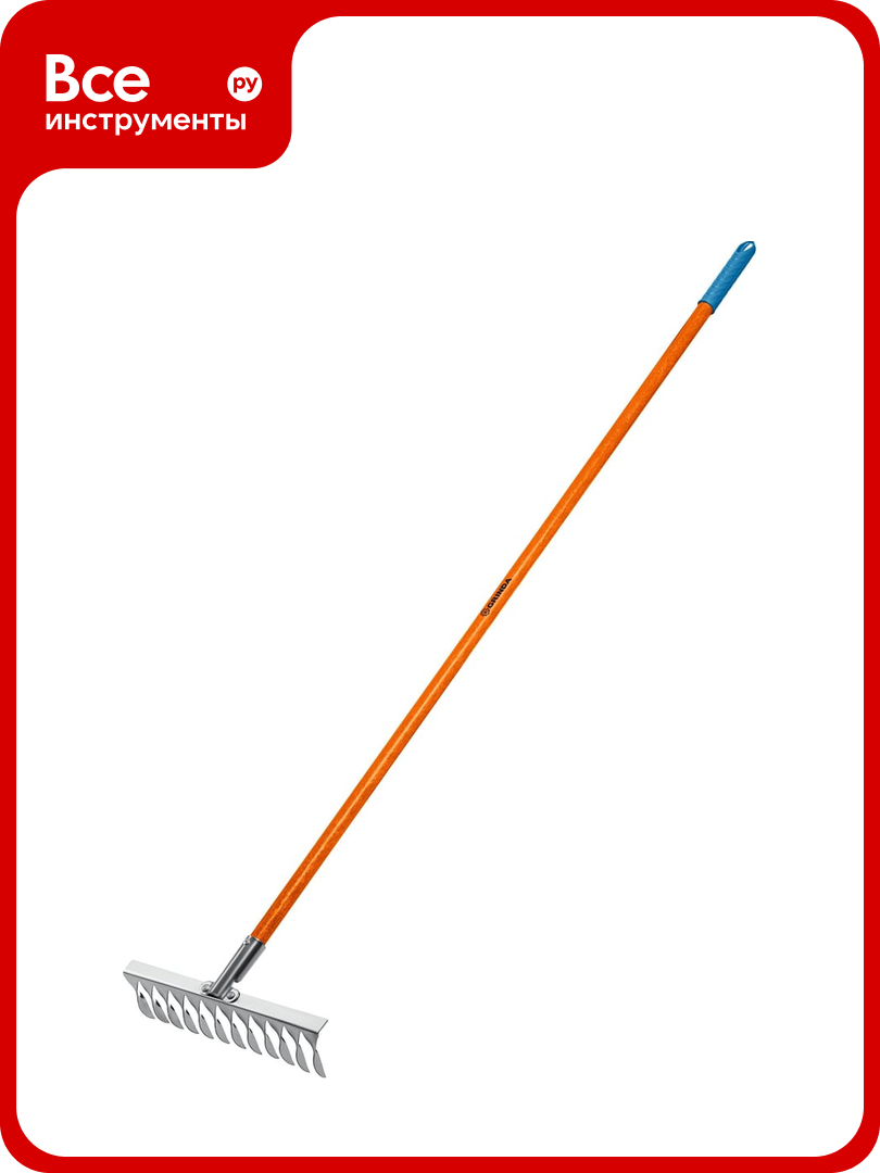 Садовые грабли Grinda Proline ps-12 fiber 380x100x1530 мм 12 витых зубцов 39482-12