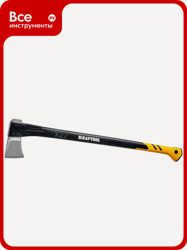 Изображение товара Топор-колун KRAFTOOL Х27 2300/3000 г, в чехле, 920 мм 20660-27, бревна, надежный