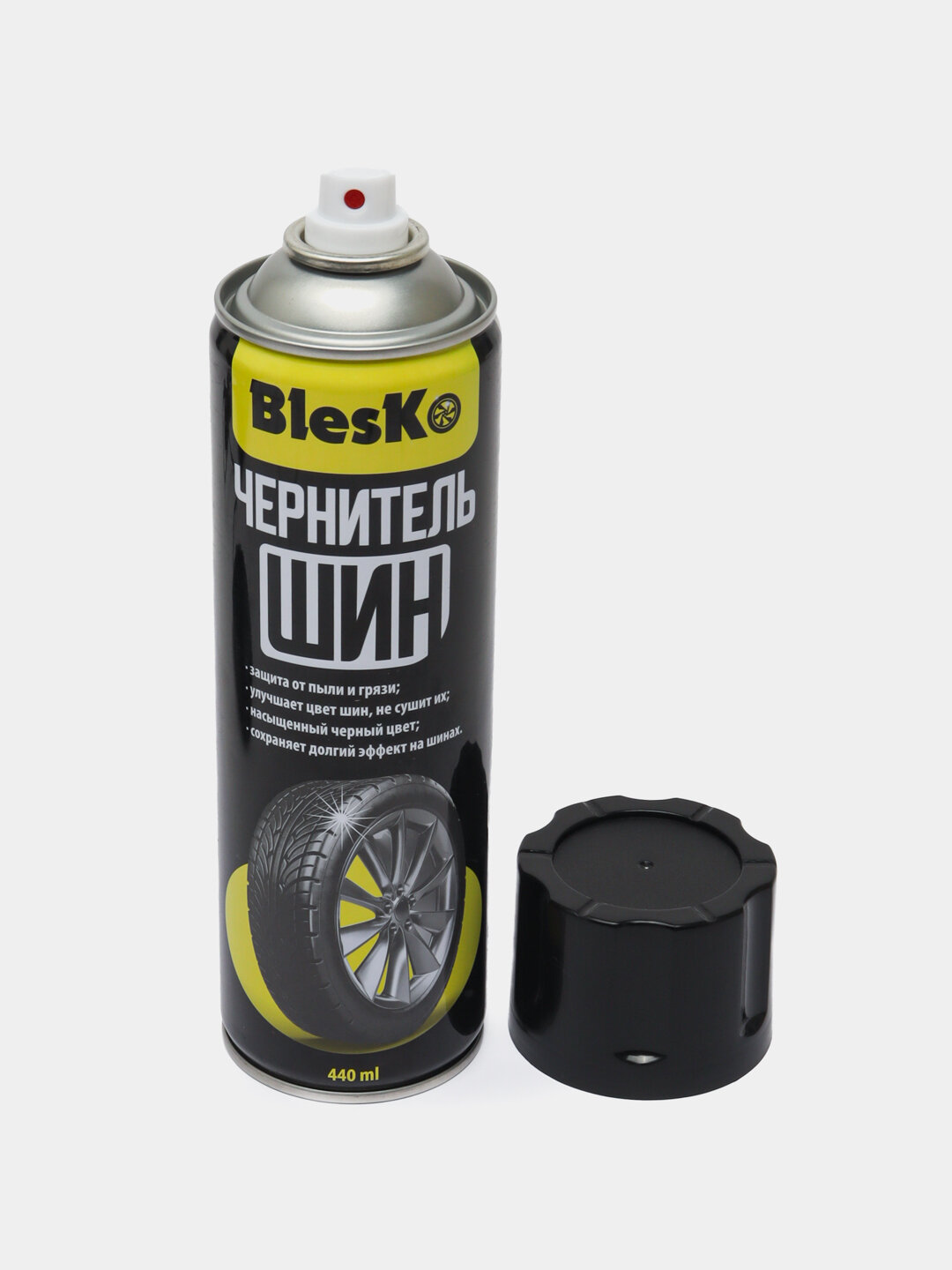 Чернитель шин Blesko, для восстановления цвета и блеска, 440мл — фото 1