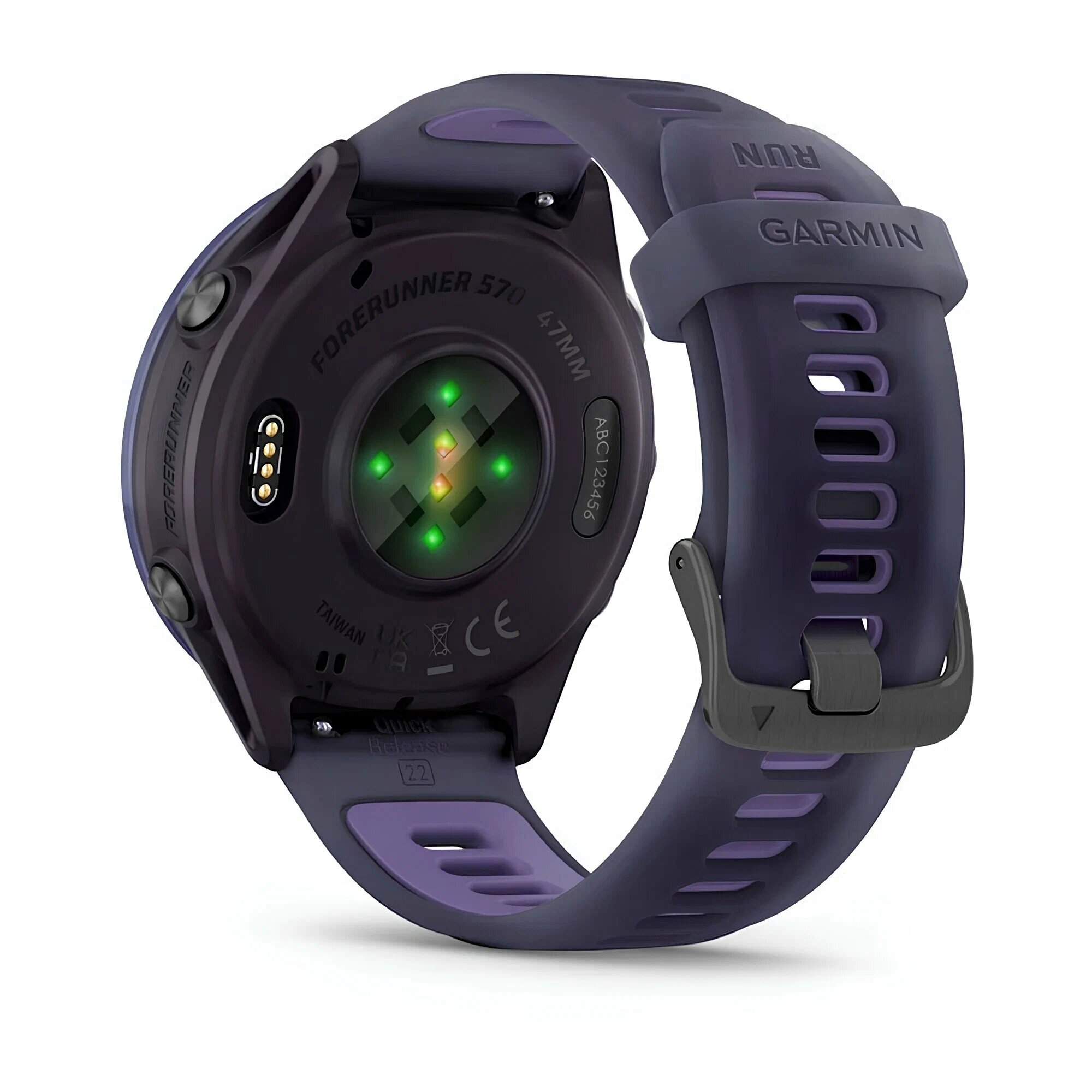 Смарт-часы Garmin Forerunner 570, 47mm, силиконовые, фиолетовые — фото 1