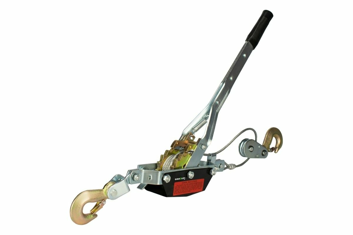 Лебедка рычажная (тяговое усилие 4000 кг трос 3м) EURO-LIFT P40SS 00004742