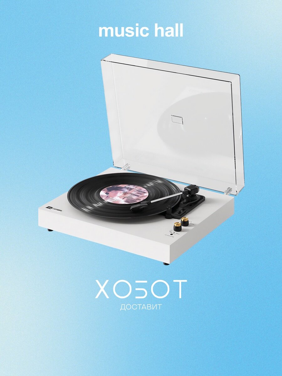 Проигрыватель виниловых пластинок Music Hall Concert WT