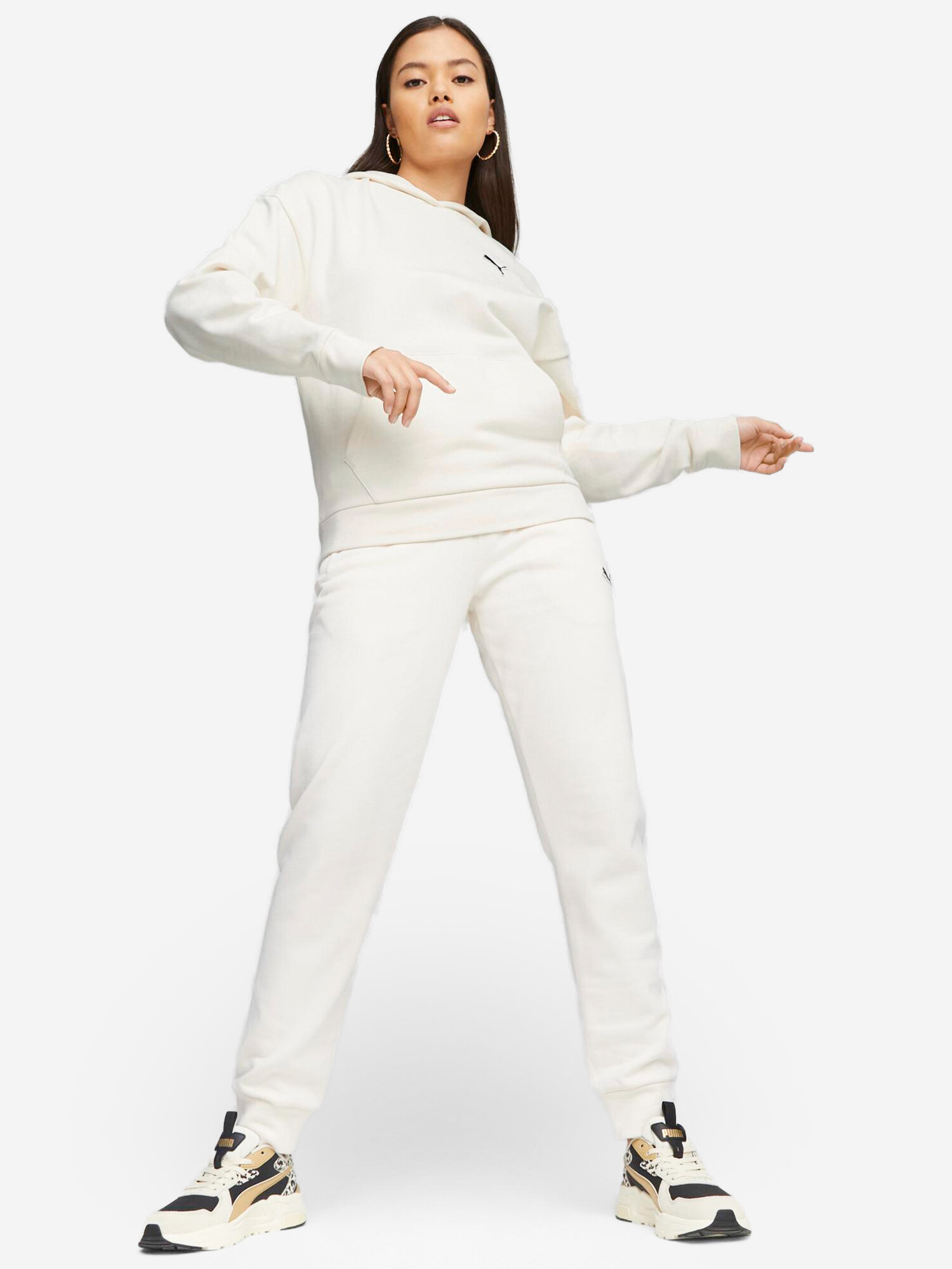 Худи PUMA, размер M, , молочный — фото 1