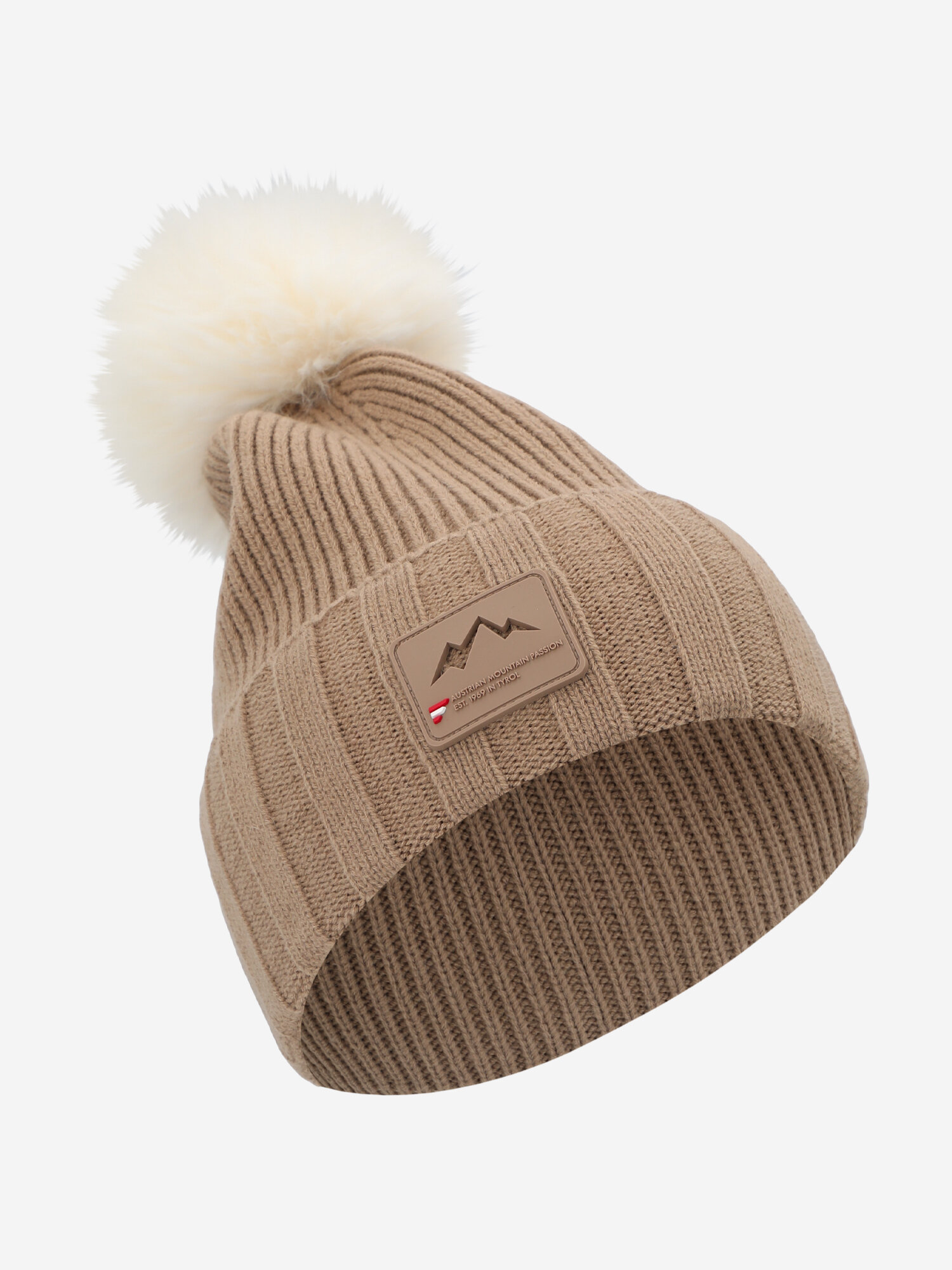 Шапка Zanier для женщин, размер one size, кофейный — фото 1