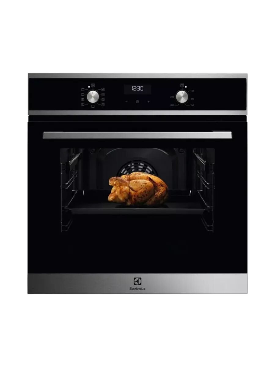 Встраиваемый электрический духовой шкаф Electrolux EOD5H70BX черный/нержавеющая сталь