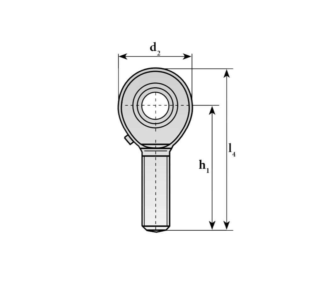Шарнирный наконечник POS6ECL TECHNIX(левая резьба), необслуживаемый — фото 1