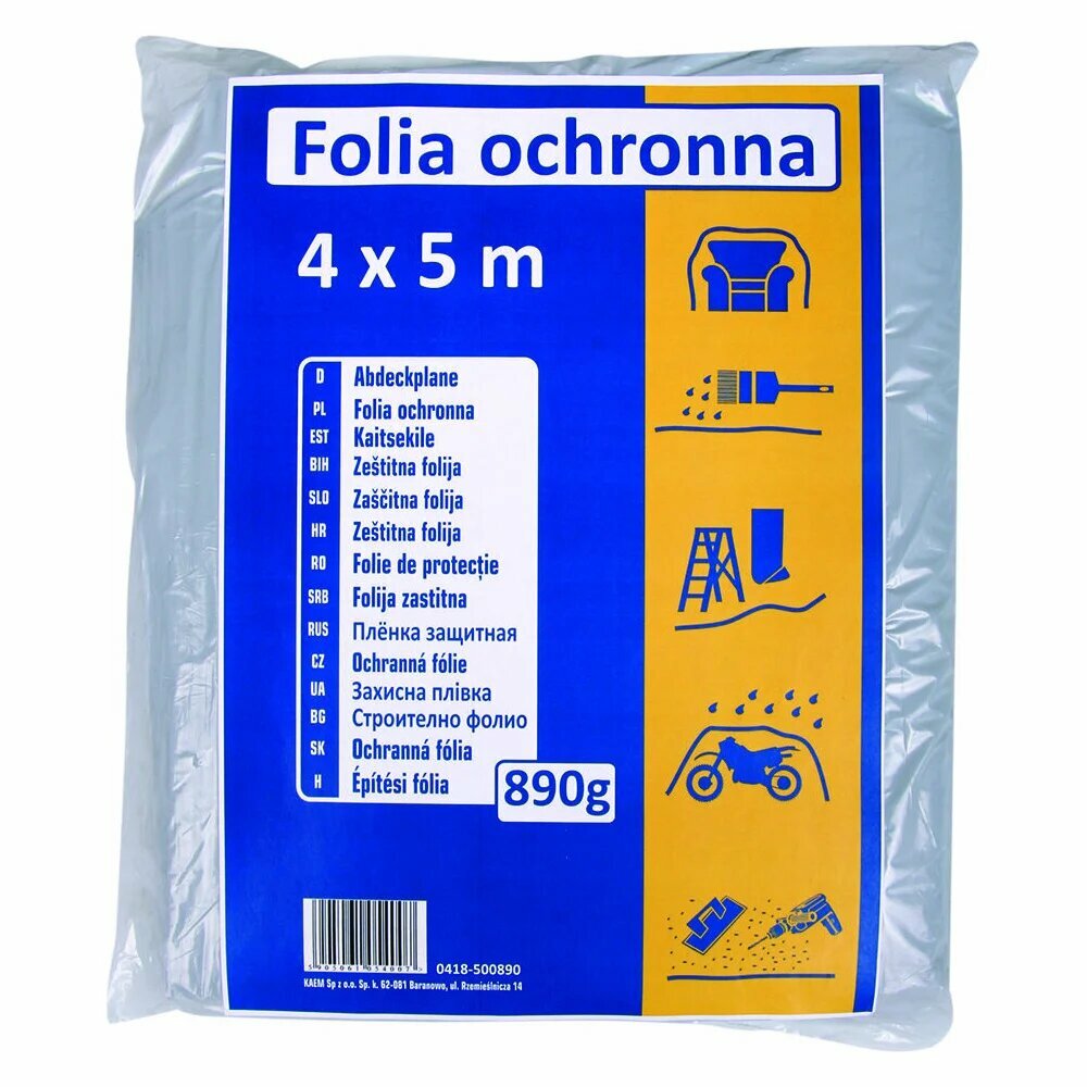 SCLEY Защитная плёнка LDPE из регранулята   890г  4м x 5м 0418 500890