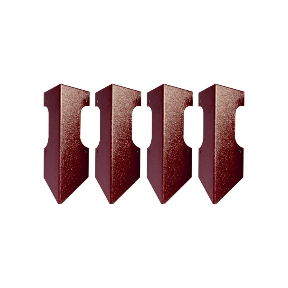 Delta-Park Колышки для деревянных грядок CB15-1 коричнево-красный в упаковке 4 шт.3003030