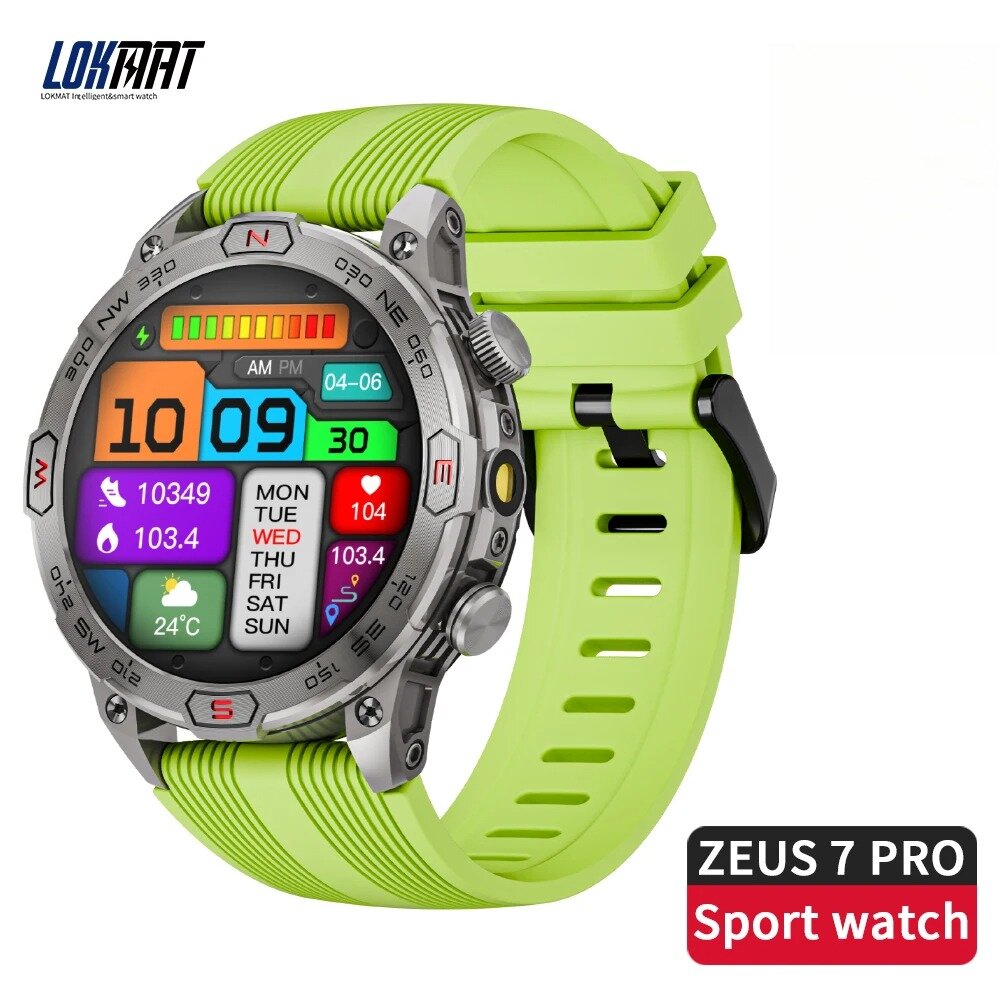 LOKMAT ZEUS 7 Pro Sport Smart Watch Водонепроницаемые Уличные Умные Часы С Amoled-экраном